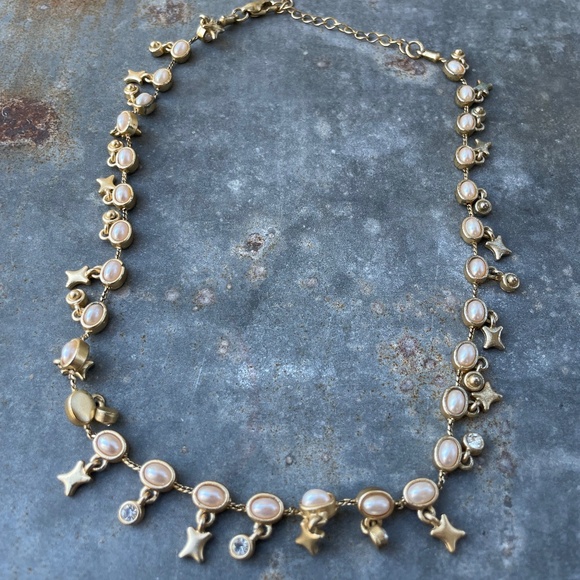 Sundance Catalog Pearl and Gold Vermeil Necklace - Picture 2 of 6